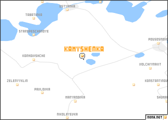 map of Kamyshenka