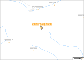 map of Kamyshenka