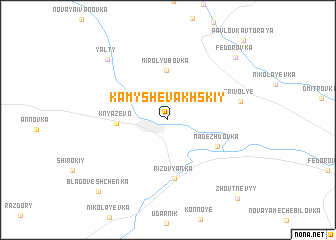 map of Kamyshevakhskiy