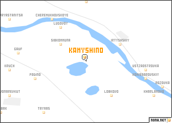 map of Kamyshino