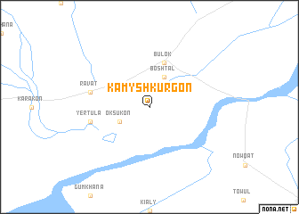 map of Kamyshkurgon