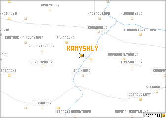 map of Kamyshly
