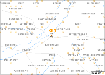 map of Kám