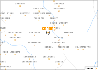 map of Kanana