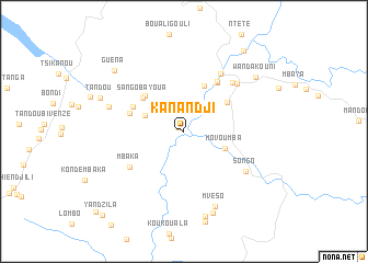 map of Kanandji