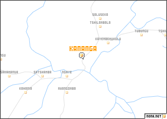map of Kananga