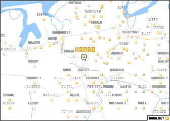 map of Kanao
