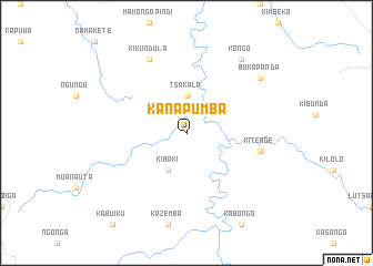 map of Kanapumba