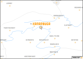 map of Kanarbuga