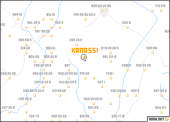 map of Kanassi