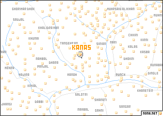 map of Kanās