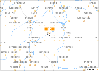 map of Kan-auk