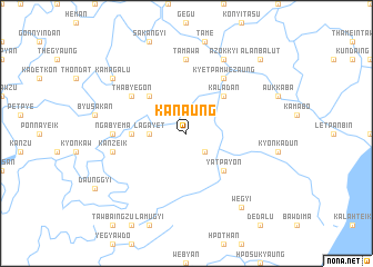 map of Kanaung