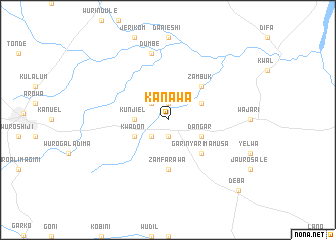 map of Kanawa