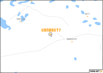 map of Kanbakty