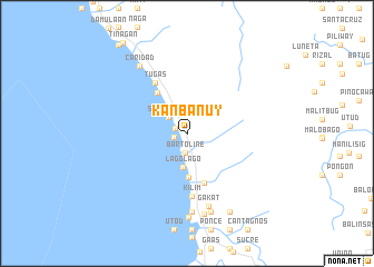 map of Kanbanuy