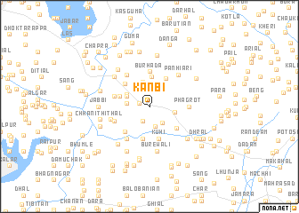map of Kanbi