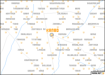 map of Kanbo