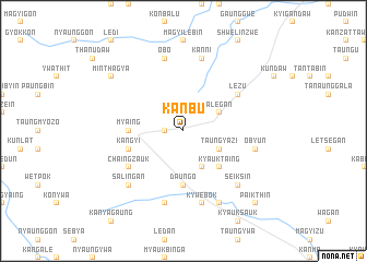 map of Kanbu