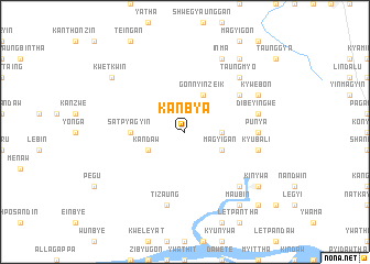 map of Kanbya