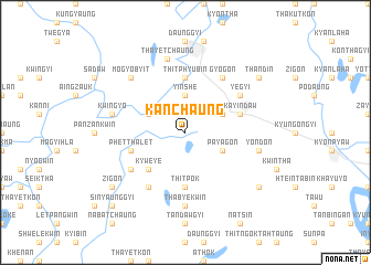 map of Kanchaung