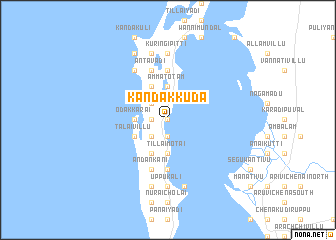 map of Kandakkuda