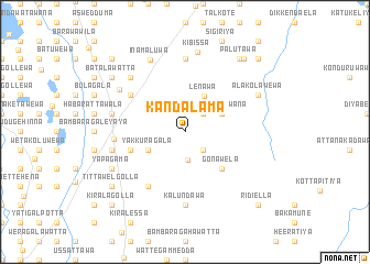 map of Kandalama