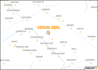 map of Kandālaqal