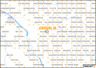map of Kāndalia