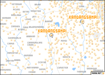 map of Kandangsampi
