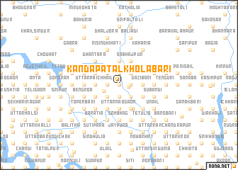 map of Kāndāpatal Kholābāri
