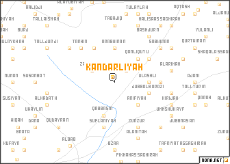 map of Kandarlīyah