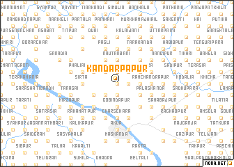 map of Kandarpapur