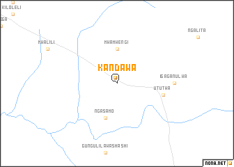 map of Kandawa