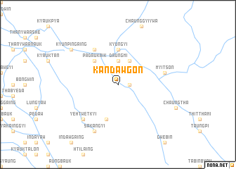 map of Kandawgon