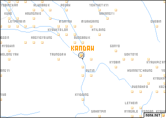 map of Kandaw