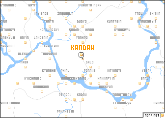 map of Kandaw