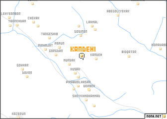 map of Kandehī