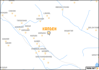 map of Kandeh