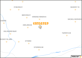 map of Kanderep