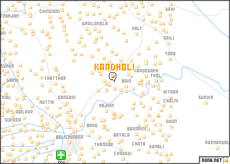 map of Kandholi