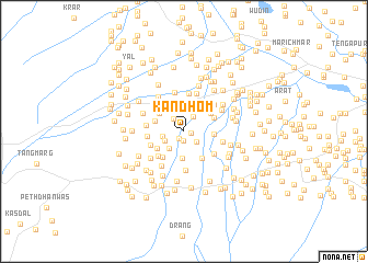 map of Kāndhom