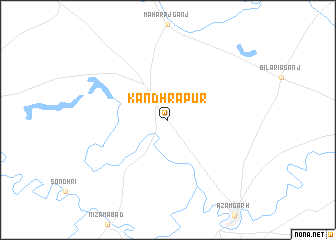 map of Kandhrāpur
