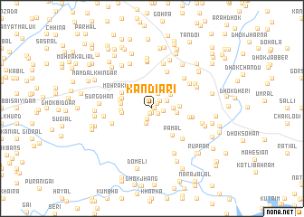 map of Kandiāri