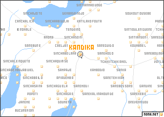 map of Kandika