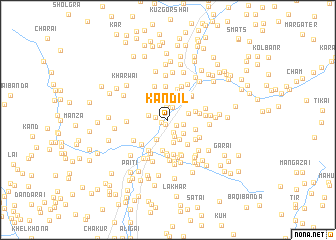 map of Kandīl