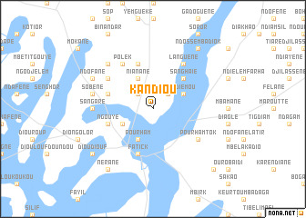 map of Kandiou