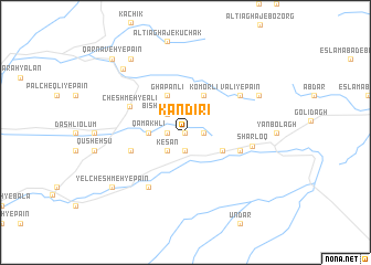 map of Kandīrī