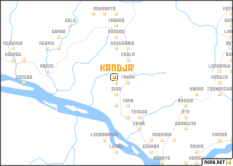map of Kandja