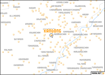 map of Kan-dong